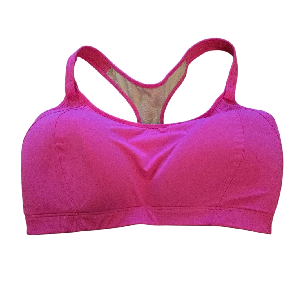 Syrokan Wireless Racerback Pink Sports Bra 40H - Picture 2 of 8